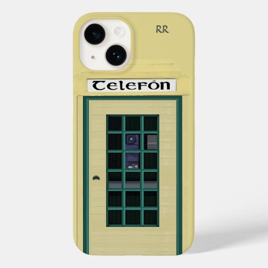 アイルランドの公衆電話ボックス・ケース Case-Mate iPhoneケース (裏面)