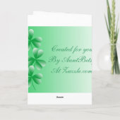 アイルランドの写真フレームテンプレート カード (裏面)