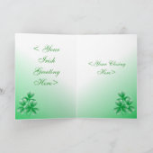 アイルランドの写真フレームテンプレート カード (内部)