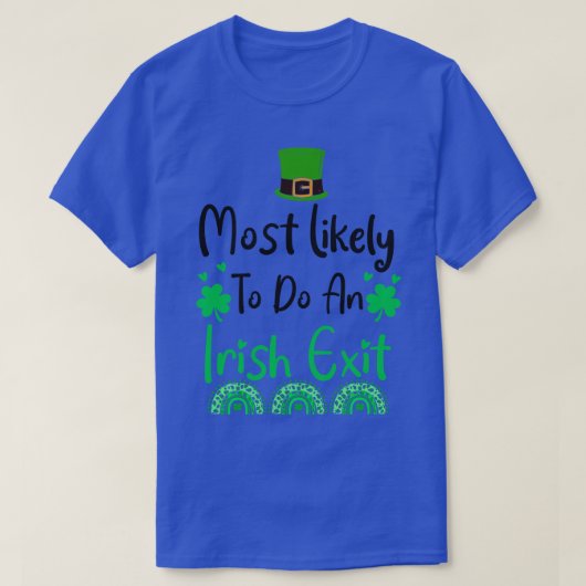 アイルランドの出口をする可能性が最も高い Tシャツ (デザイン正面)