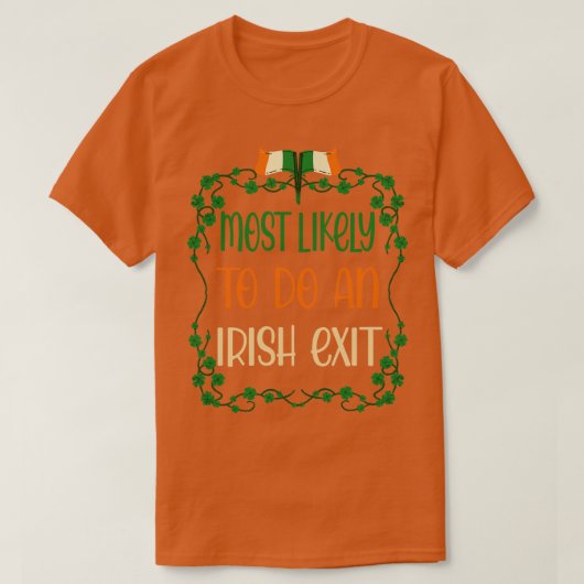 アイルランドの出口を行う可能性が最も高い2 Tシャツ (デザイン正面)