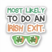 アイルランドの出口を行う可能性が最も高い シール (正面)