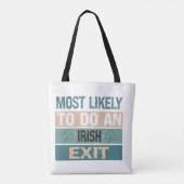 アイルランドの出口を行う可能性が最も高い トートバッグ (裏面)