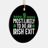 アイルランドの出口セントパトリックの日を行う可能性が最も高い セラミックオーナメント (右)