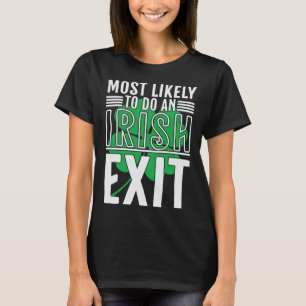 アイルランドの出口St Patrick 1をする可能性が最も高い Tシャツ