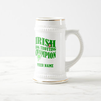 アイルランドの卓球チャンピオン。 ビールジョッキ