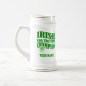アイルランドの卓球チャンピオン。 ビールジョッキ (左)