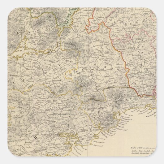 アイルランドの南シート スクエアシール (正面)