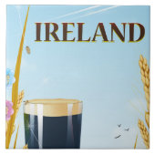 アイルランドの印刷の景観旅行ポスター タイル (正面)