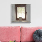 アイルランドの古い台所の窓 キャンバスプリント (インサイチュ (リビング))