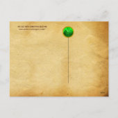 アイルランドの古い賛美聖降誕祭 シーズンポストカード (裏面)