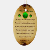 アイルランドの古い賛美聖降誕祭 セラミックオーナメント (右)