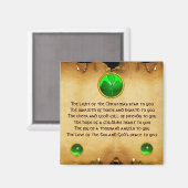 アイルランドの古い賛美聖降誕祭 マグネット (正面/裏面)