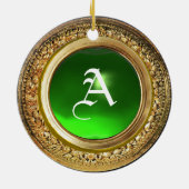 アイルランドの古賛美いシャーロック セラミックオーナメント (裏面)