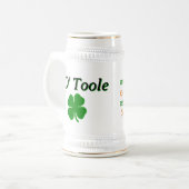 アイルランドの名言 ビアステイン - 名入れ マグギフト ビールジョッキ (正面左)