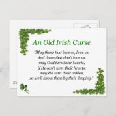 アイルランドの呪い ポストカード (正面/裏面)