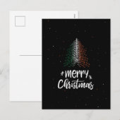 アイルランドの国旗と一緒にクリスマスをお祝い シーズンポストカード (正面/裏面)