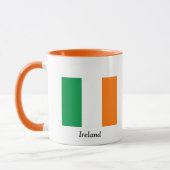 アイルランドの国旗のコーヒーマグ マグカップ (左)