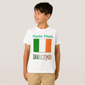 アイルランドの国旗の遺産を持つ少年たち Tシャツ (正面フル)