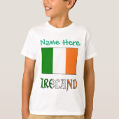 アイルランドの国旗の遺産を持つ少年たち Tシャツ (正面)