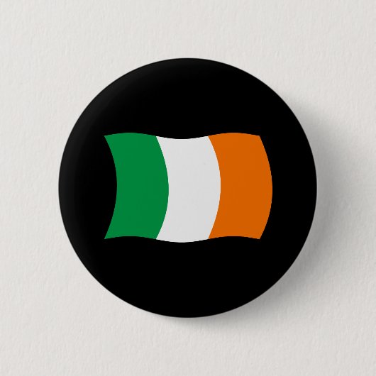 アイルランドの国旗ボタン 缶バッジ (正面)