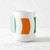 アイルランドの国旗マグカップ コーヒーマグカップ (正面左)