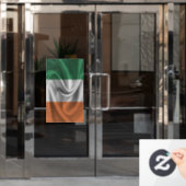 アイルランドの国旗 ウィンドウサイン (オフィスドア)