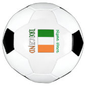 アイルランドの国旗 オリジナルプリント サッカーボール (回転)