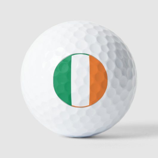 アイルランドの国旗 ゴルフボール (正面)