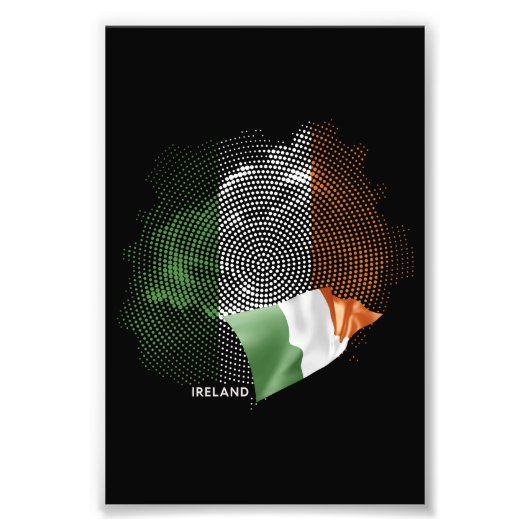 アイルランドの国旗 フォトプリント            (正面)