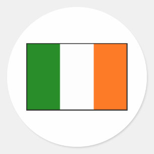 アイルランドの国旗 ラウンドシール