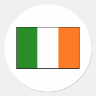 アイルランドの国旗 ラウンドシール