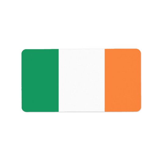 アイルランドの国旗 ラベル (正面)