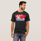 アイルランドの国民的スポーツ ハーリング選手 Tシャツ (正面フル)