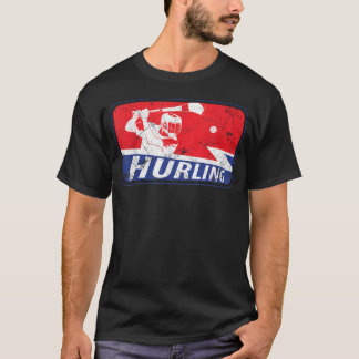 アイルランドの国民的スポーツ ハーリング プレーヤー アイリッシュ Tシャツ
