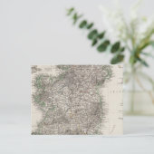 アイルランドの地図バイスティエラー ポストカード (スタンド正面)