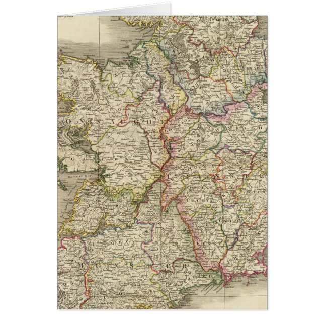 アイルランドの地図 (正面)