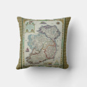 アイルランドの地図 – アイリッシュアイレエリンクッション装飾用クッション クッション (裏面)