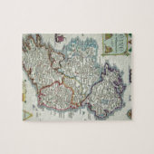 アイルランドの地図 – アイリッシュアイレエリン歴史地図 ジグソーパズル (横)