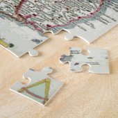 アイルランドの地図 – アイリッシュアイレエリン歴史地図 ジグソーパズル (側面)