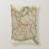 アイルランドの地図 アクセントクッション (正面(垂直))