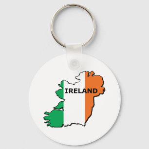 アイルランドの地図 キーホルダー