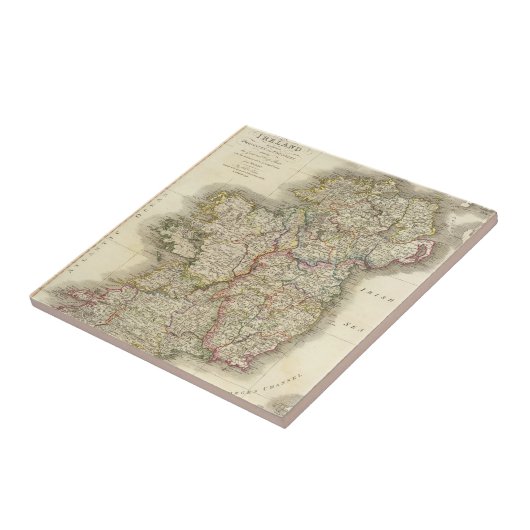 アイルランドの地図 タイル (側面)