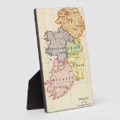 アイルランドの地図 フォトプラーク (側面)