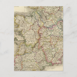 アイルランドの地図 ポストカード