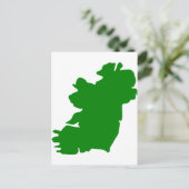 アイルランドの地図 ポストカード (スタンド正面)