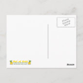 アイルランドの地図 ポストカード (裏面)