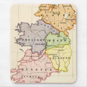 アイルランドの地図 マウスパッド