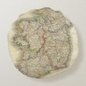 アイルランドの地図 ラウンドクッション (裏面)