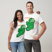 アイルランドの地図 Tシャツ (ユニセックス)